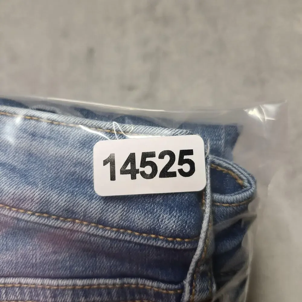 Old Navy Jeans Womens 8 Blue Rockstar Super Skinny Mid-Rise Stretch